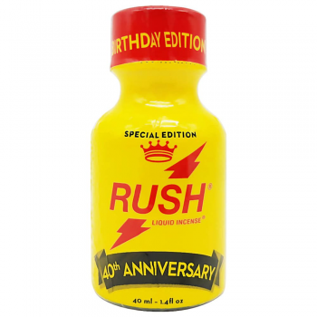 Poppers / Попперс RUSH® 40 Anniversary 40ml / 1.4oz USA